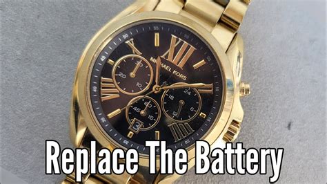 how to change battery for michael kors watch|Michael Kors Watch battery list.